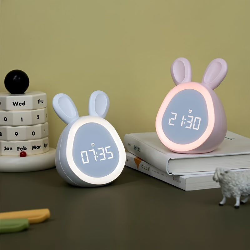 Vækkeur USB Natlys Kanindesign | Lunaria