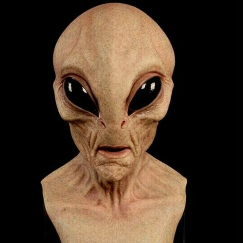 Alien Fuldhovedmaske Håndmalet Latex Cosplay Halloween | AstroMorph
