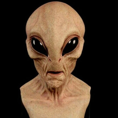 Alien Fuldhovedmaske Håndmalet Latex Cosplay Halloween | AstroMorph