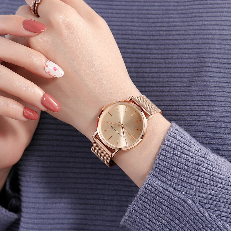 Dameursæt Med Justerbart Armbånd Og Matchende Smykke | Hannah