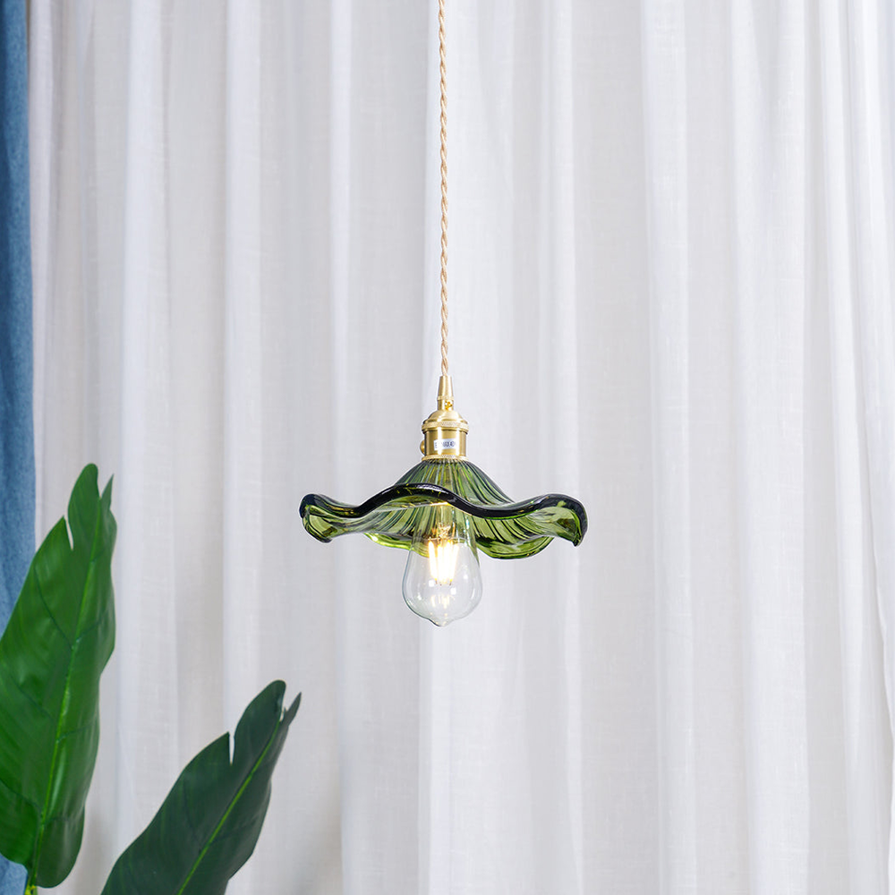 Pendellampe Hibiscus Glasdesign med tidløs elegance | Floravia