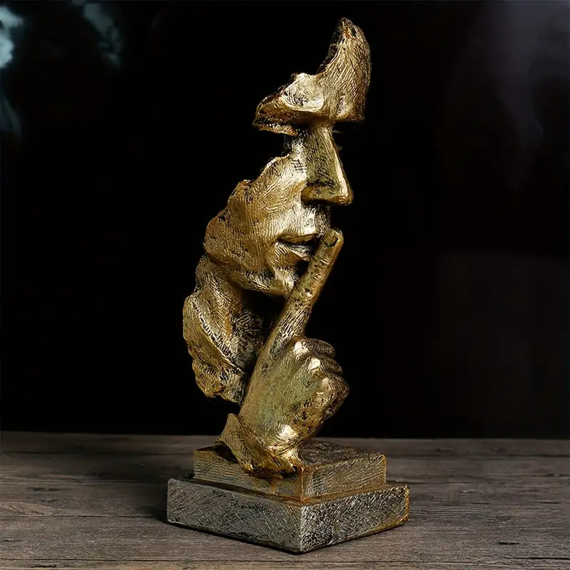 Skulptur med Abstrakt Resin Design | Solenique
