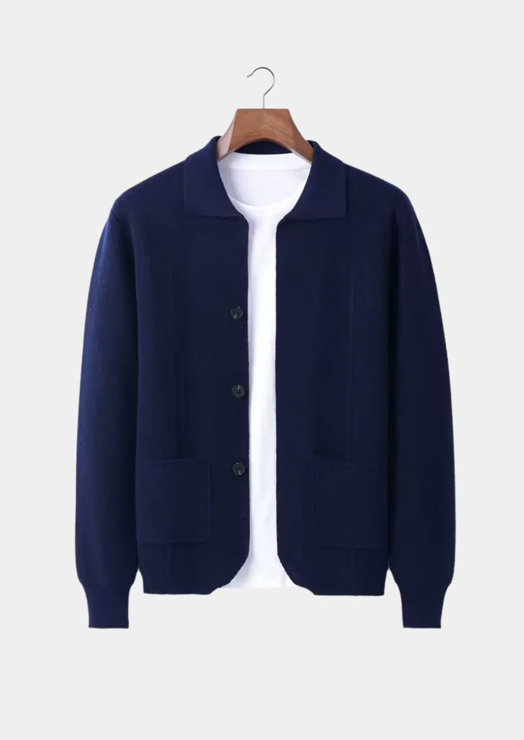 Skjorte Cashmere Luksus Med Lommer Klassisk | Calvex