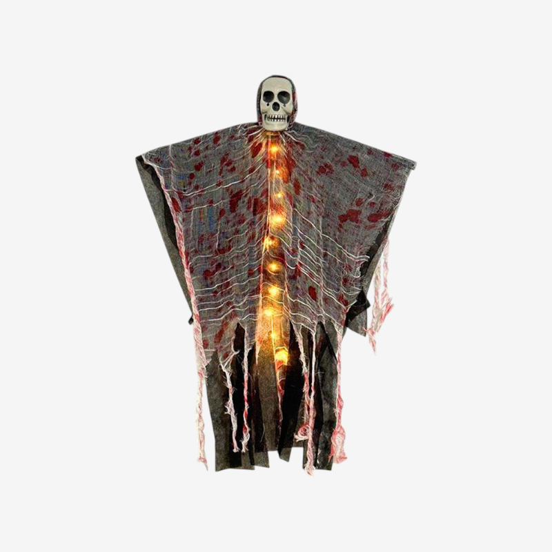 Halloween Hængedekoration Selvlysende Kraniespøgelse | GlowSpecter