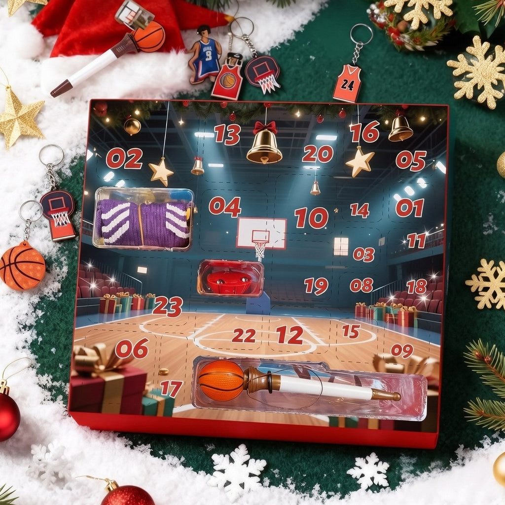 Basketball Adventskalender 2026 med 24 sjove overraskelser | BasketAdvent