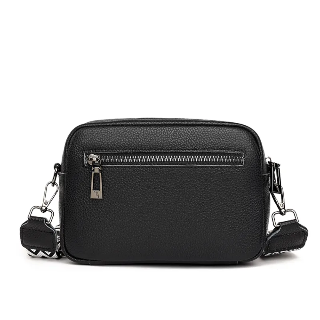 Messenger Taske Dame Ægte Læder Kompakt Crossbody Casual Hverdag Klassisk | Elettra