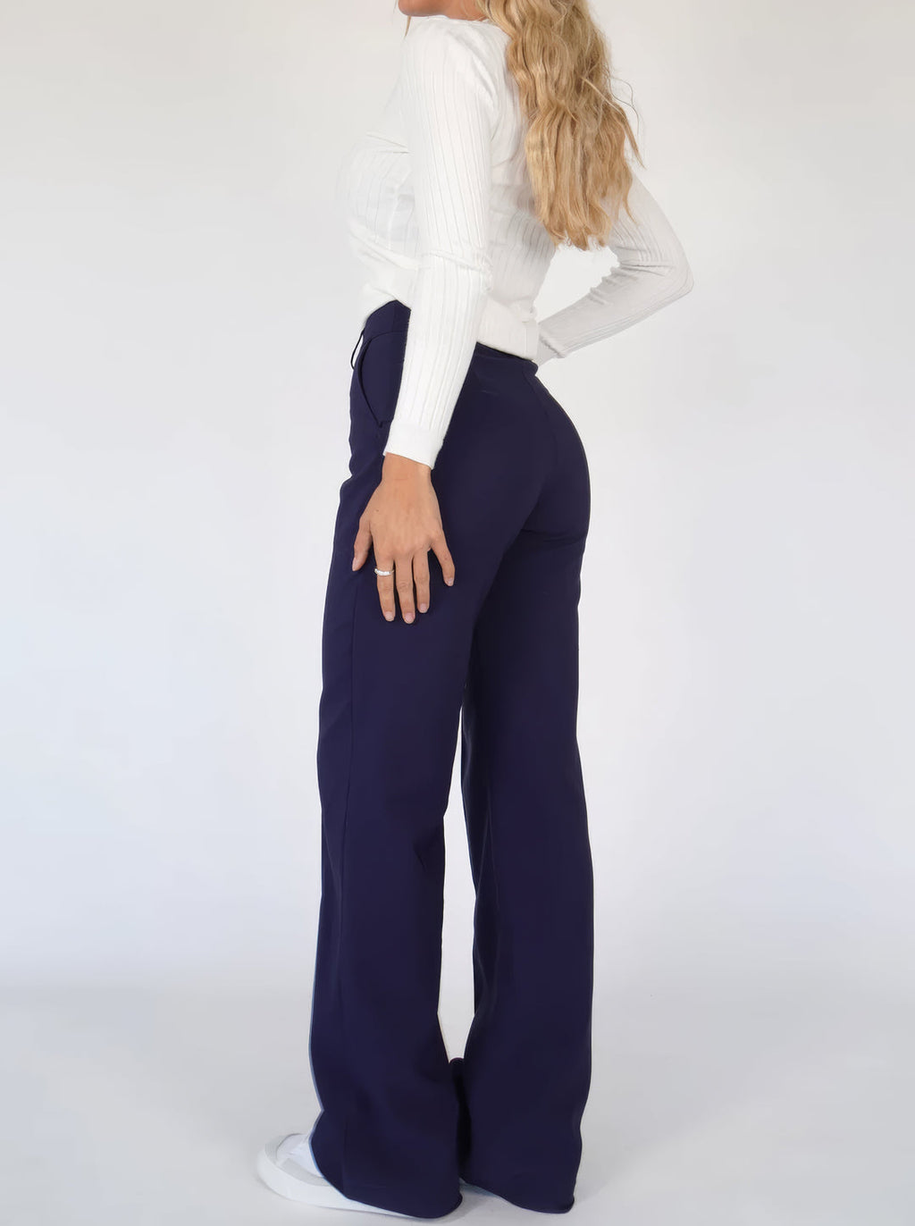 Wide Leg Bukser Komfort Stretch Elegant | Avelin