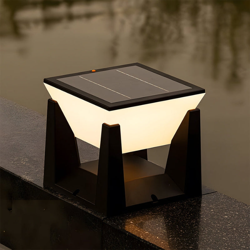 Solar Have Lampe Kubisk LED Udendørs Design | Cubero