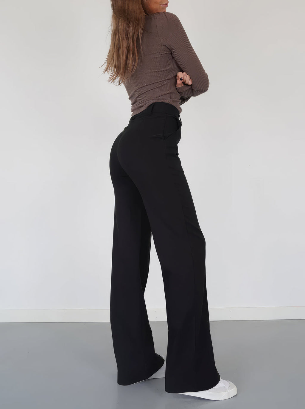 Wide Leg Bukser Komfort Stretch Elegant | Avelin
