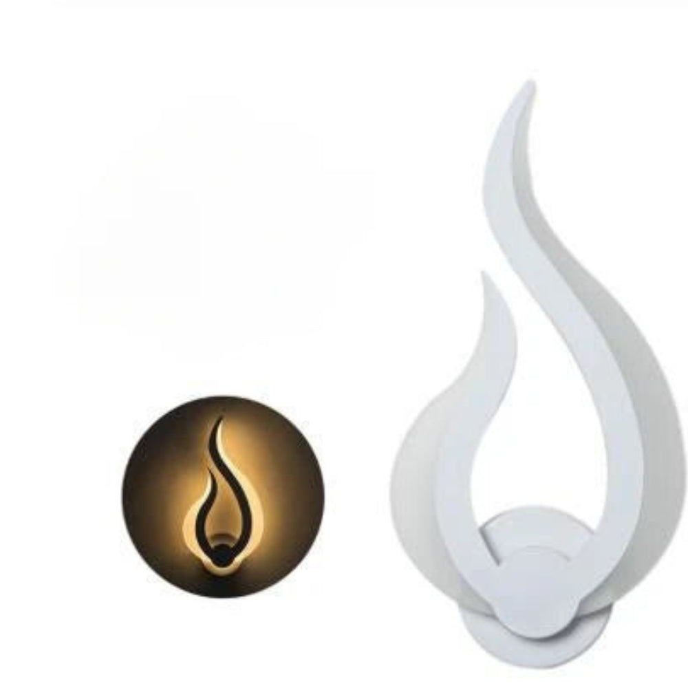Væglampe med Flammeformet LED Belysning | Ignisia