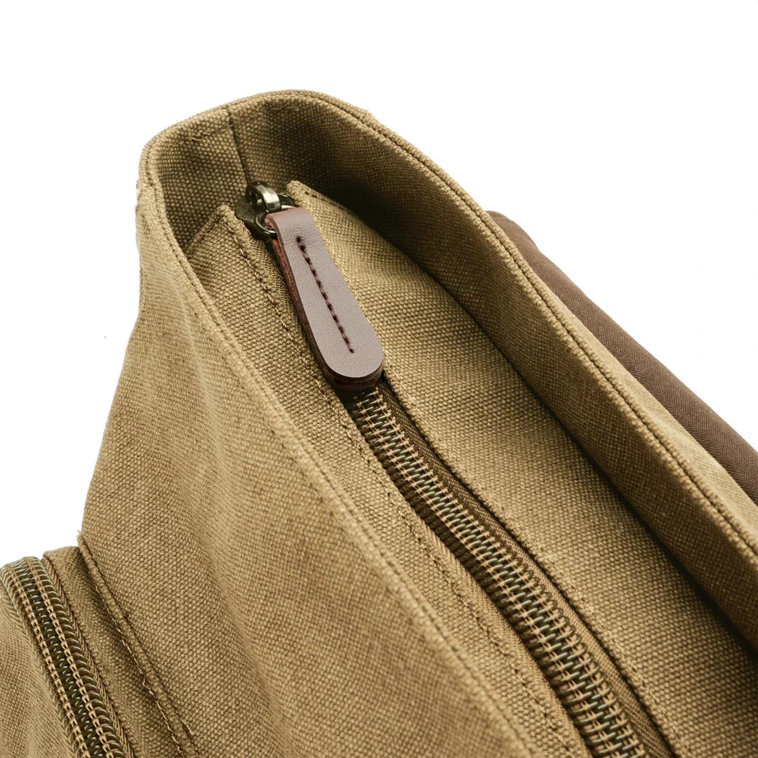 Skuldertaske Canvas Crossbody Unisex Justerbar Rummelig Hverdag Arbejde Rejse | Dario