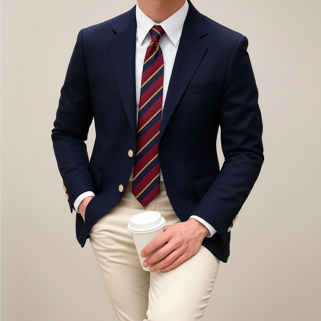 Herre Blazer Forårs Tailored Fit Letvægt | Ragnor