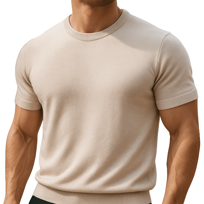 Kortærmet T-shirt Let Polyester Oversized Pasform Sommer Komfort | Orvyn