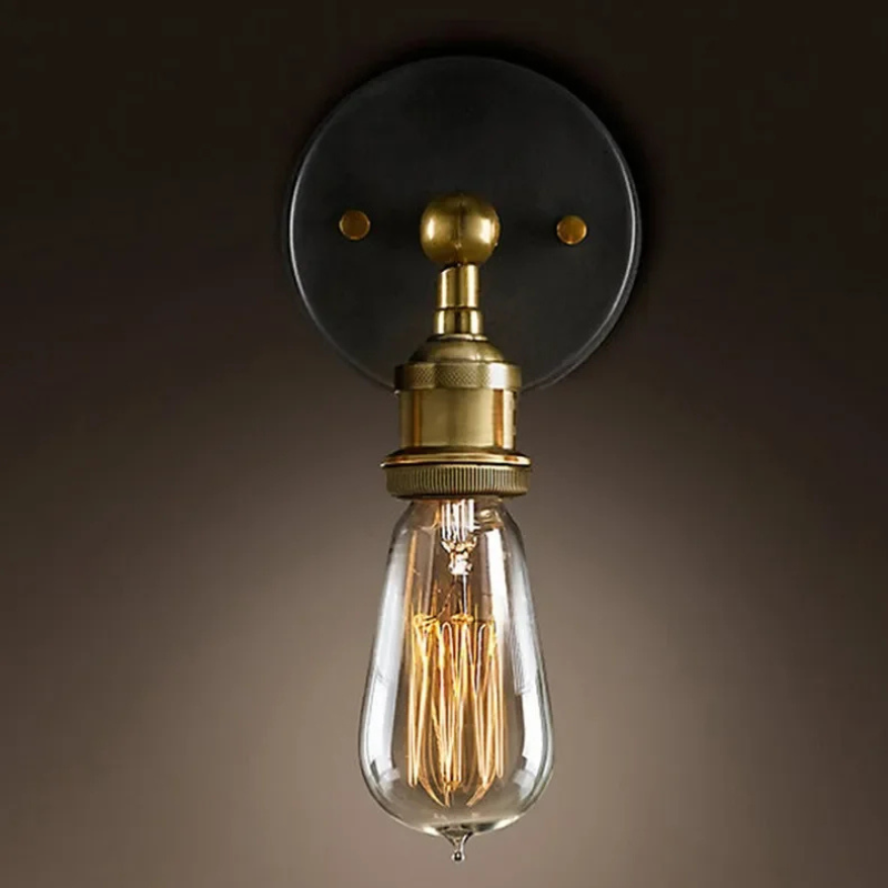 LED Væglampe Vintage Metal Vægmonteret | RetroGlow