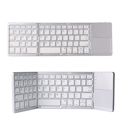 Foldbart Tastatur Bluetooth Touchpad Mobil Brug | Rovano