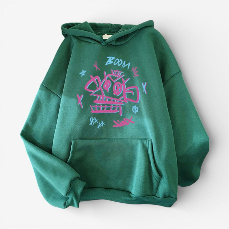 Kaelric Street Print Hoodie