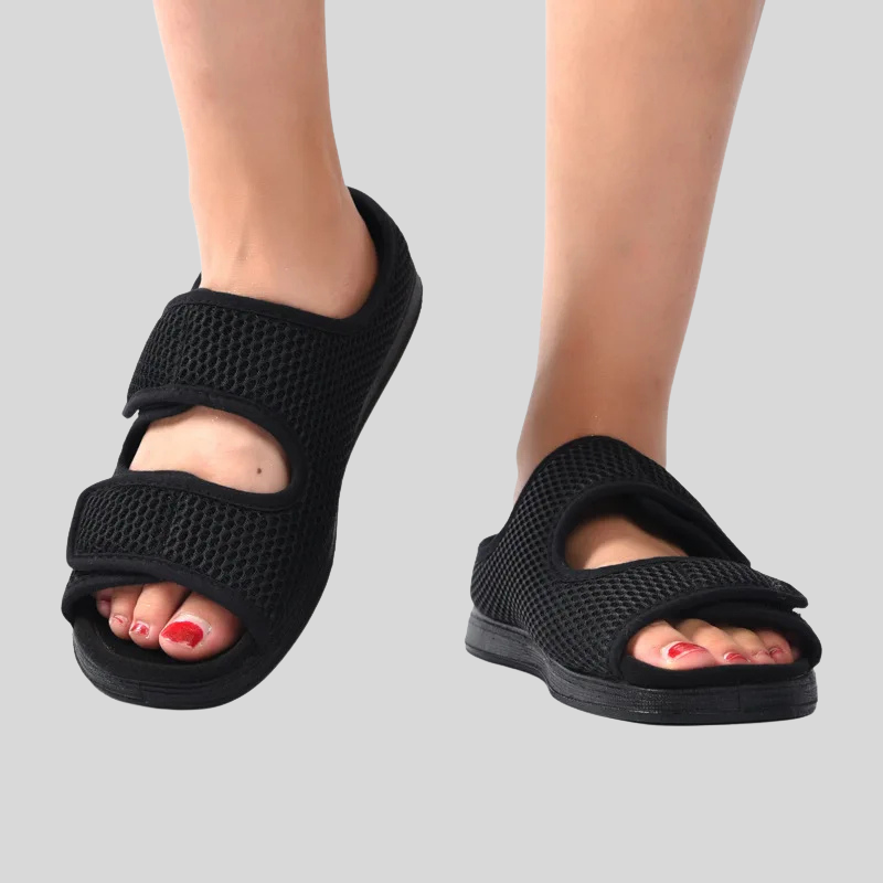 Slip-on sko med rund tå og flad hæl | Velmora