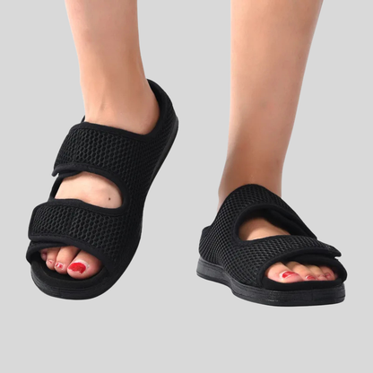 Slip-on sko med rund tå og flad hæl | Velmora