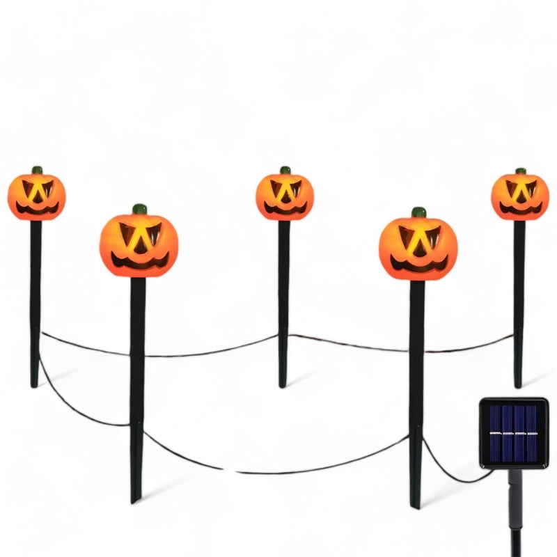 Solcelle Havelamper LED Græskar Halloween | SolarGlow