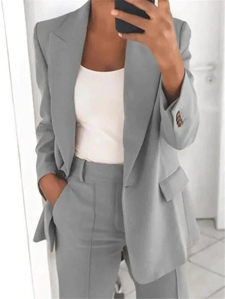 Dame Sæt Elegant Tailored Komfort Business | Velmira