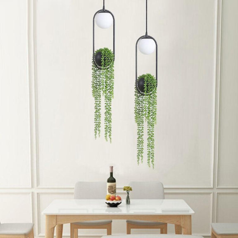 Flowerpot Pendellampe Dekorativ Metal Indendørs | GlowNest