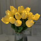 Bordlampe LED blomsterdesign dekorativ | Lumara