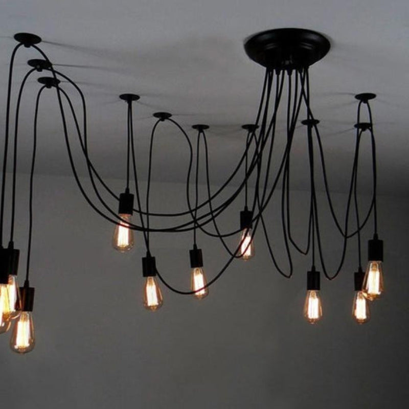 Multipendel Loftlampe Justerbart Multikabel Metal | FlexiBeam