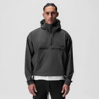 Cavron Hale Langærmet Herre Hoodie Jakke Med Justerbar Hætte Casual