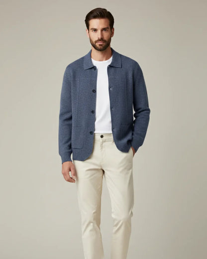 Skjorte Cashmere Luksus Med Lommer Klassisk | Calvex