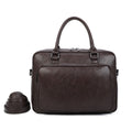 Aktetaske Unisex PU-Læder Laptop 15,6 Tommer Arbejde Skole Klassisk | Fabio
