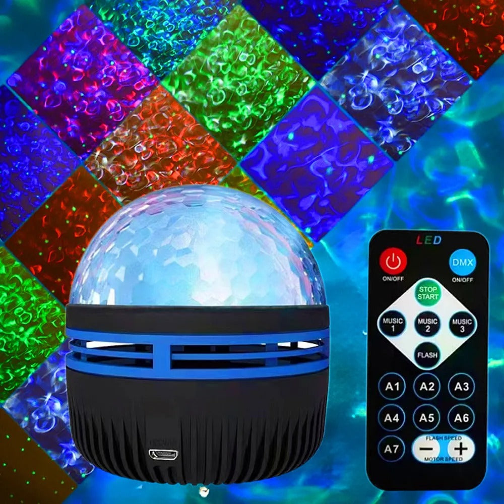 Bordlampe Nordlys Projektor Synkroniserer med Musik | Luminae