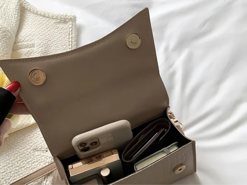 Dame Håndtaske PU-Læder Crossbody Skuldertaske Klassisk Elegant | Camilla