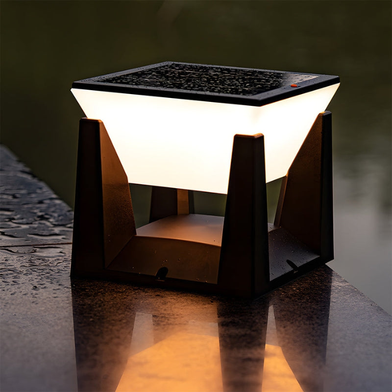 Solar Have Lampe Kubisk LED Udendørs Design | Cubero