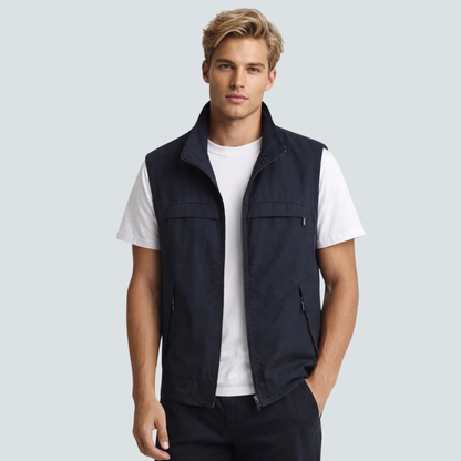 Herre Utilityvest Multifunktionel Lommer | Branton