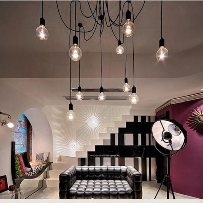 Multipendel Loftlampe Justerbart Multikabel Metal | FlexiBeam