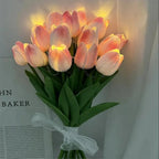Bordlampe LED blomsterdesign dekorativ | Lumara