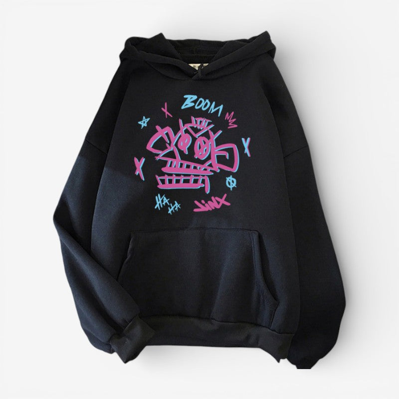Kaelric Street Print Hoodie