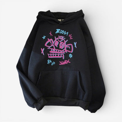 Kaelric Street Print Hoodie