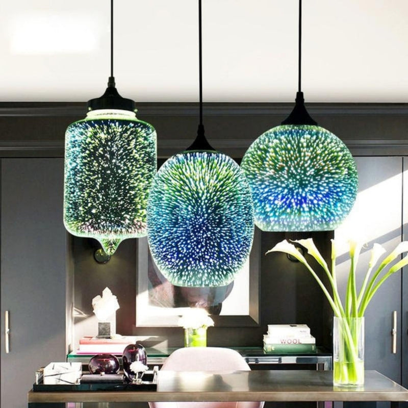 Pendellampe Glas Metal Rebophæng Accentbelysning | LumaRope