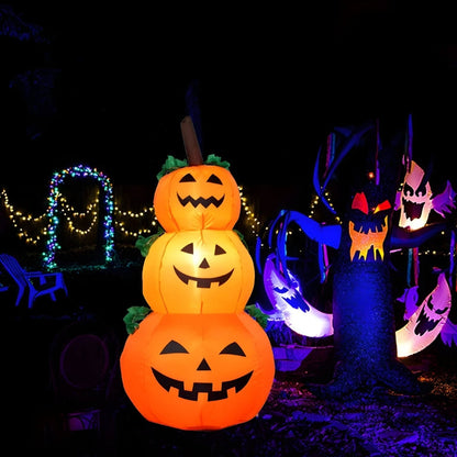 Oppustelig Halloween Dekoration LED Græskar Udendørs | GlowPump