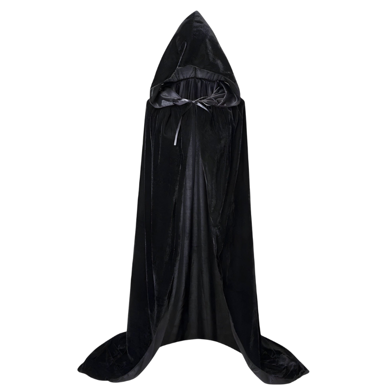 Heksekappe Lang Halloween Cosplay Kostume | MysticVeil