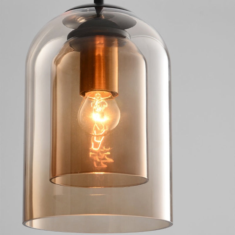 LED Pendellampe Glas Justerbar Moderne Belysning | LumiDrop