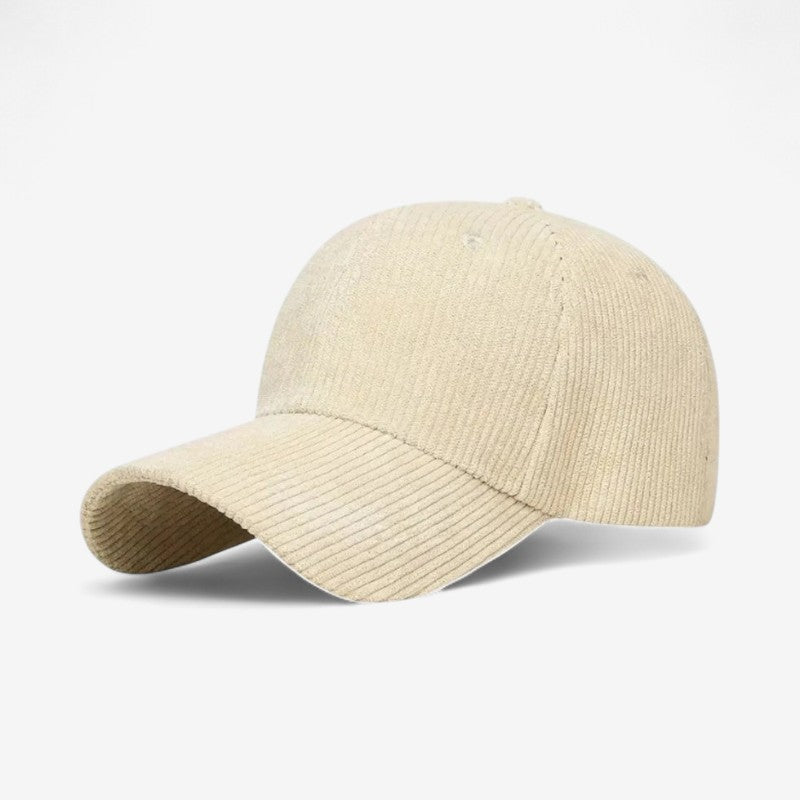 Dame Baseball Cap i Cord Justerbar Pasform | Savira