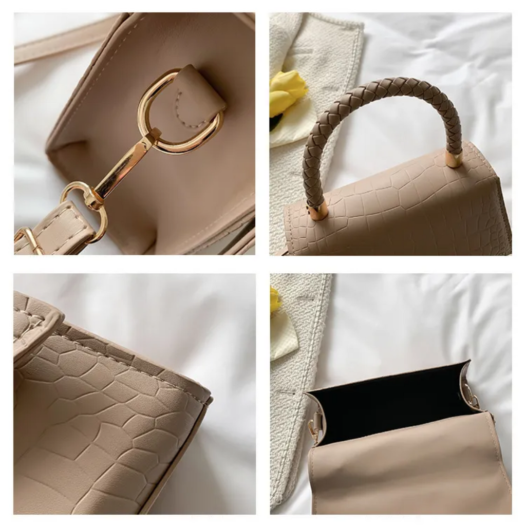 Dame Håndtaske PU-Læder Crossbody Skuldertaske Klassisk Elegant | Camilla
