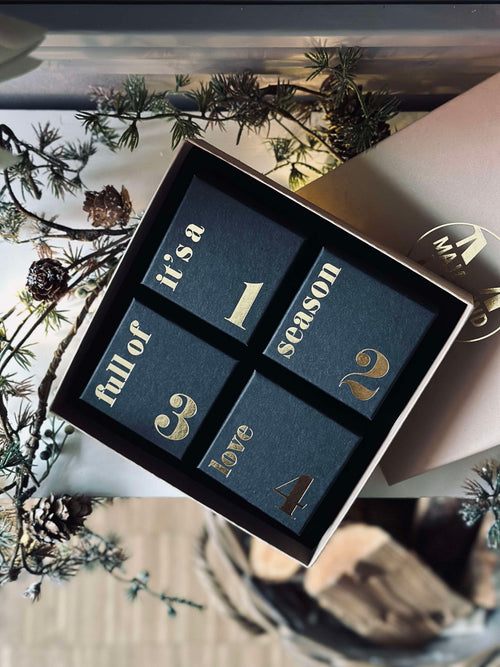 Adventskalender Smykker Gaveæske Fire Overraskelser Jul | Bruna