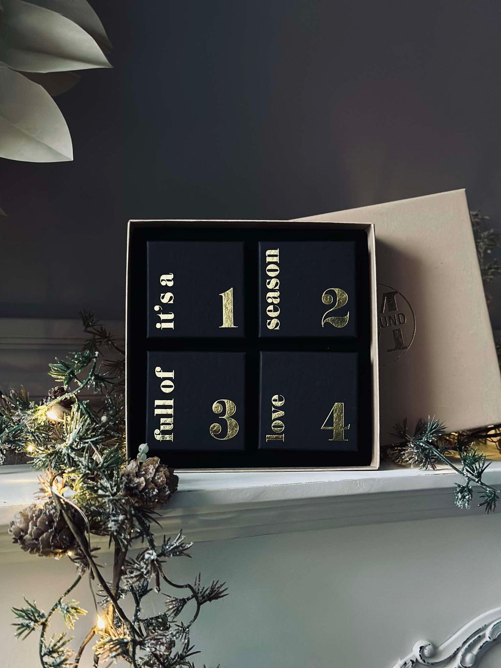 Adventskalender Smykker Gaveæske Fire Overraskelser Jul | Bruna