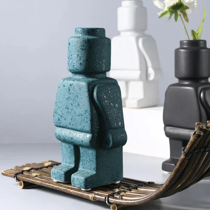 Vase med Kreativt Lego Inspireret Design | Novaro