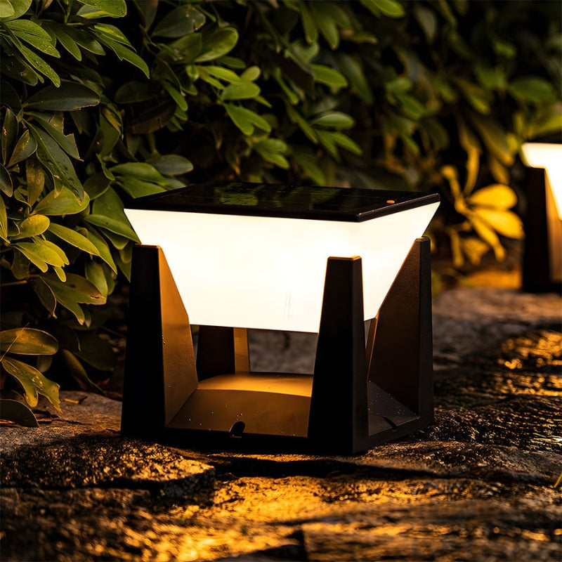 Solar Have Lampe Kubisk LED Udendørs Design | Cubero