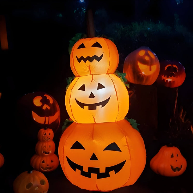 Oppustelig Halloween Dekoration LED Græskar Udendørs | GlowPump