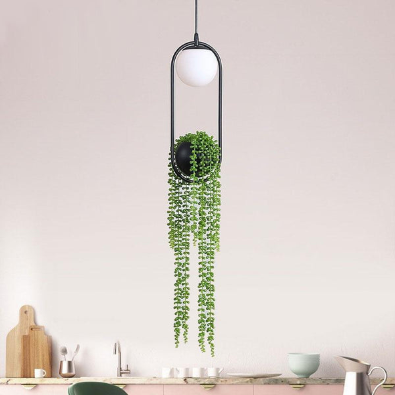Flowerpot Pendellampe Dekorativ Metal Indendørs | GlowNest